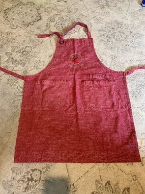 Adult hand embroidered apron